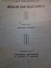 Image of Ilum pelayran jakarta  mualim dan muatannya